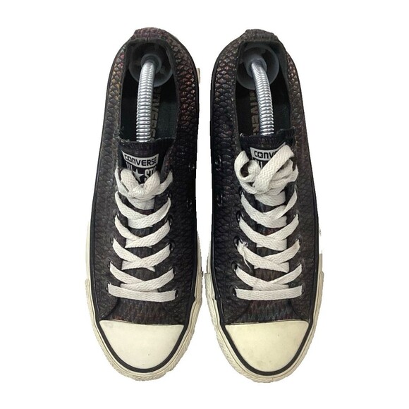 Converse Chuck Taylor All-Star Ox Metallic Iridescent Womens 7 Low Skate 540418F - Picture 4 of 10